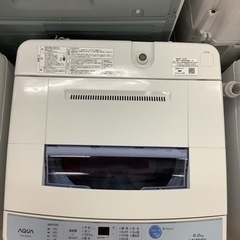 アクア　AQW-S60F-W  6キロ全自動洗濯機　リサイクルシ...