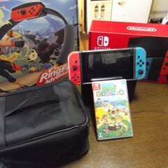 【売却済み】◆任天堂スイッチ バッテリー拡張版＋どう森＆リングフ...