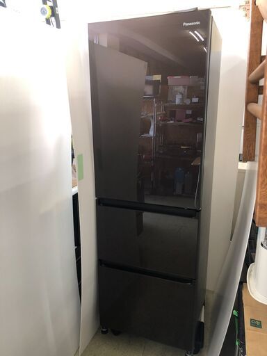 22H068 ジY Panasonic パナソニック 3ドア 冷蔵冷凍庫 365L NR-C372GN 2021年製