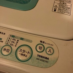 ※引取確定済　引き取り限定 田端 TOSHIBA 洗濯機