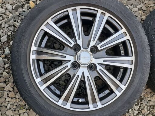 夏タイヤ エンケイホイールセット 185/55 R15 キューブの通販はau PAY 