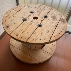 木製ケーブルドラムテーブル
