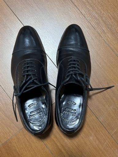 メッカリエロ 革靴 黒 25cm (6.5inch)