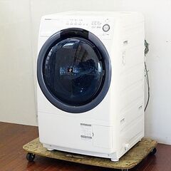 山口)下松市より　シャープ ドラム式洗濯乾燥機 ES-S7D-W...