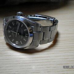ノーブランドパーペチアルR腕時計ジャンク5000円新型無垢ブレス美品