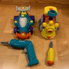 <知育玩具>子供用おもちゃ　車の組み立て/解体が出来ます！