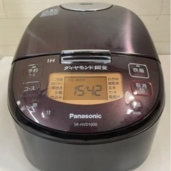 GM175【中古美品】Panasonic 炊飯器　SR-HVD1...