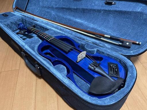 エレキバイオリン ブルー \u0026その他セット ※初心者用で購入しました