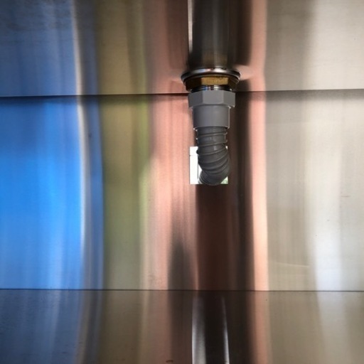 ⭐︎中古品 水切り1槽シンク(収納付き) 1500×750×800mm 厨房機器