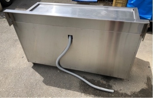 ⭐︎中古品 水切り1槽シンク(収納付き) 1500×750×800mm 厨房機器  