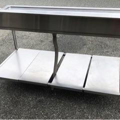 ⭐︎中古品　水切り1槽シンク　1500×750×800mm  厨房機器⭐︎