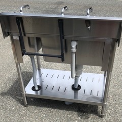 ⭐︎中古品　タニコー　1槽ゴミ入れ付きシンク　900×600×850mm  厨房機器⭐︎ ⭐︎中古品 タニコー 1槽ゴミ入れ付きシンク 900×600×850mm 厨房