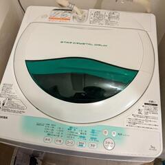 東芝　洗濯機　1人暮らし用　5kg