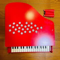 【ネット決済】〈KAWAI〉ミニピアノ P-32 (赤)