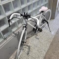 新品　ロードバイク 自転車 700c シマノ21段変速 スタンド 付