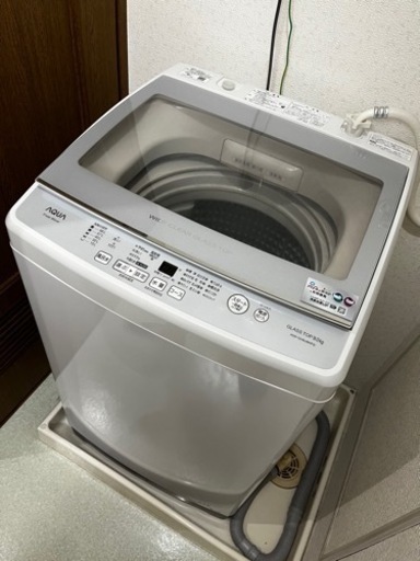 全自動電気洗濯機 AQUA　2021年　9キロ　送料込　高性能　最新モデル