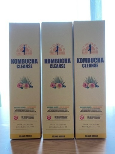 値下げ！コンブチャクレンズ《KOMBUCHA CLEANSE》３本セット ...