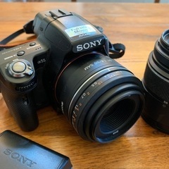 SONY α55 デジタル一眼レフカメラ レンズ2本セット B059 Amazon | SONY デジタル一眼レフ α55(ダブルズームレンズキット