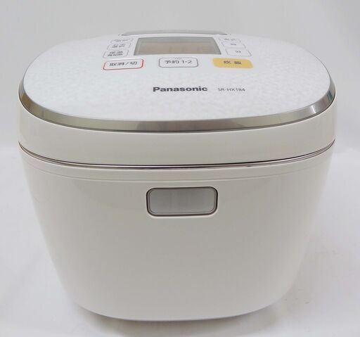 【恵庭】Panasonic　IHジャー　炊飯器　SR-HX184　2014年製　1升炊き　スノーホワイト　中古品　PayPay支払いOK！