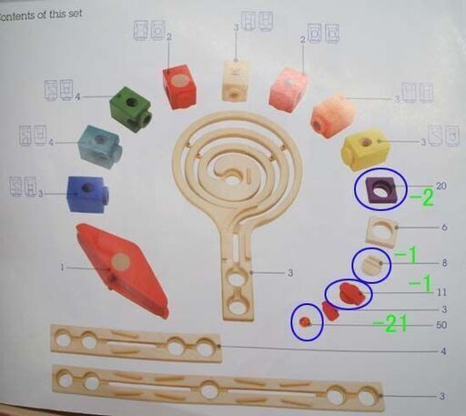 ボーネルンド クアドリラ・ツイスト＆レールセット 知育玩具 木製