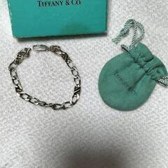 Tiffany コンビチェーンブレスレット K18 750 si...