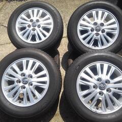 値引きしました】195/65R15 20年製4本 トヨタ純正ホイールセット