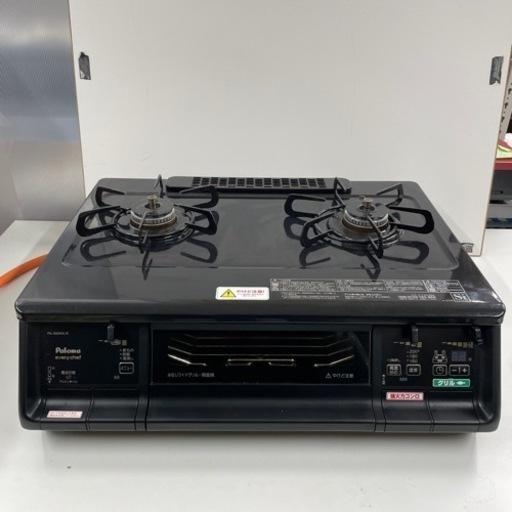2018年製Paloma テーブルコンロ LPガス用 PA-360WA-R E2-1-42 水なし両面焼きグリル