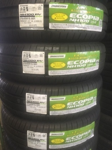 新品215/65R16 ブリヂストン　NH100RV