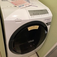 ドラム式 洗濯乾燥機 日立BD-SG100FL-W ホワイト