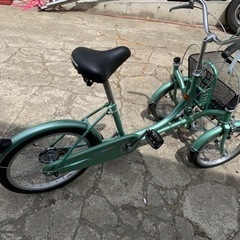 三輪車▲自転車！三輪自転車！転倒防止！