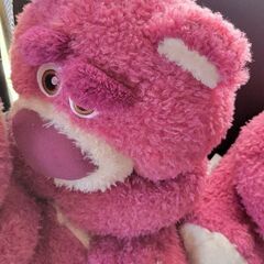 ビビッドなピンクのくまちゃん　TOY STORY LOTSO