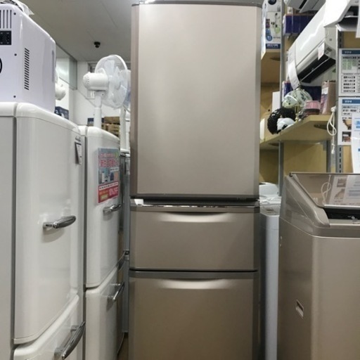 冷凍冷蔵庫　MITSUBISHI 370L 2016年製