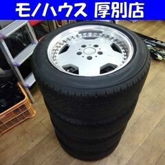STAR FORM リバース ディッシュ 5H 114.3 +36 8.0JJ ブリヂストン レグノ 225/50R16 2014年 中古 4本セット　札幌市 厚別店