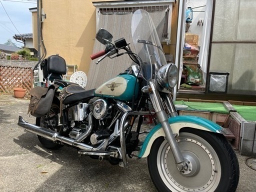 ハーレーダビッドソン　FLSTF 1340CC 92年キャブ車　カスタム ハーレーダビッドソン FLSTF 1340CC 92年キャブ車 カスタム
