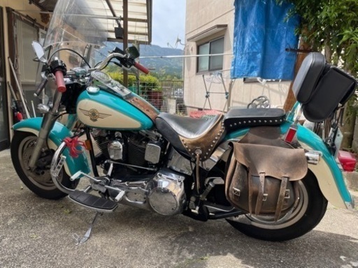 ハーレーダビッドソン FLSTF 1340CC 92年キャブ車 カスタム
