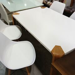 (4/29販売済み 森)　天童木工｜BAYSIDE｜シェルチェア｜ダイニング5点セット