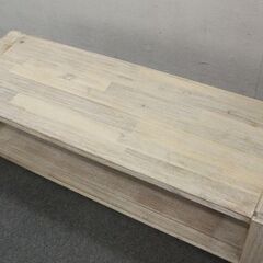 unico/ウニコ MANOA(マノア) TVボード ローボード 天然木 アカシア材 W1200 カジュアル  AVボード 中古 店頭引取歓迎 R5799)