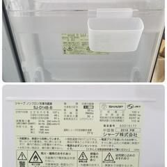 シャープ  2ﾄﾞｱ冷凍冷蔵庫 137L つけかえどっちもドア SJ-D14B-B 