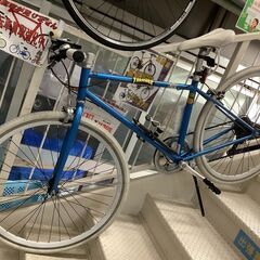 ALLSTREET ロードバイク 自転車 28インチ 変速あり ブルー【ユーズドユーズ名古屋天白店】 J1699