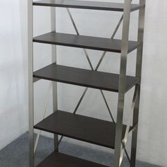 東京インテリア家具 ニド NDシェルフ　スチールラック 5段 クロスバー付き W700   中古家具 店頭引取歓迎 R5815)