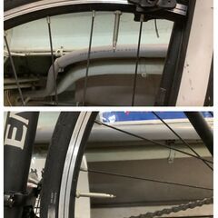 丸石サイクル 自転車 ロードバイク EMPEROR RACING FORCE エンペラーレーシングフォース 25インチ ライト付き ブラック 【ユーズドユーズ名古屋天白店】 J1700