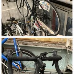 丸石サイクル 自転車 ロードバイク EMPEROR RACING FORCE エンペラーレーシングフォース 25インチ ライト付き ブラック 【ユーズドユーズ名古屋天白店】 J1700