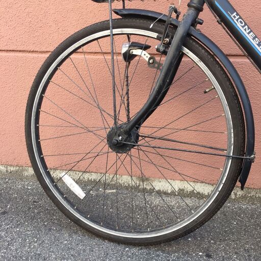27型 自転車 オネストワン(マットブルー/外装6段変速
