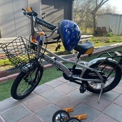 子供用自転車　16インチ　メーカー:日産X-TRAIL 補助輪付き