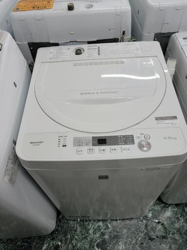 【新商品】シャープ　4.5kg洗濯機　ES-G4E5　中古　リサイクルショップ宮崎屋住吉店　22.6.24K