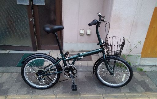 AMADEUS[アマデウス]20吋 折り畳み自転車 外装6段/マットグリーン