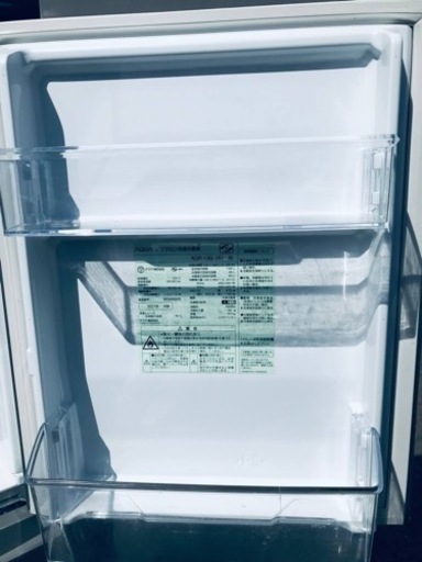 ET126番⭐️AQUAノンフロン冷凍冷蔵庫⭐️2018年式