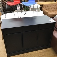 KP-105【ご来店頂ける方限定】旭川家具 ドルチェ120カウンター 黒