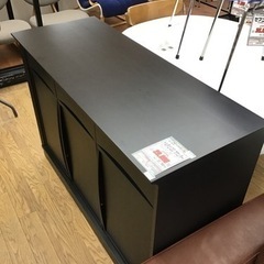KP-105【ご来店頂ける方限定】旭川家具 ドルチェ120カウンター 黒