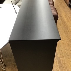 KP-105【ご来店頂ける方限定】旭川家具 ドルチェ120カウンター 黒